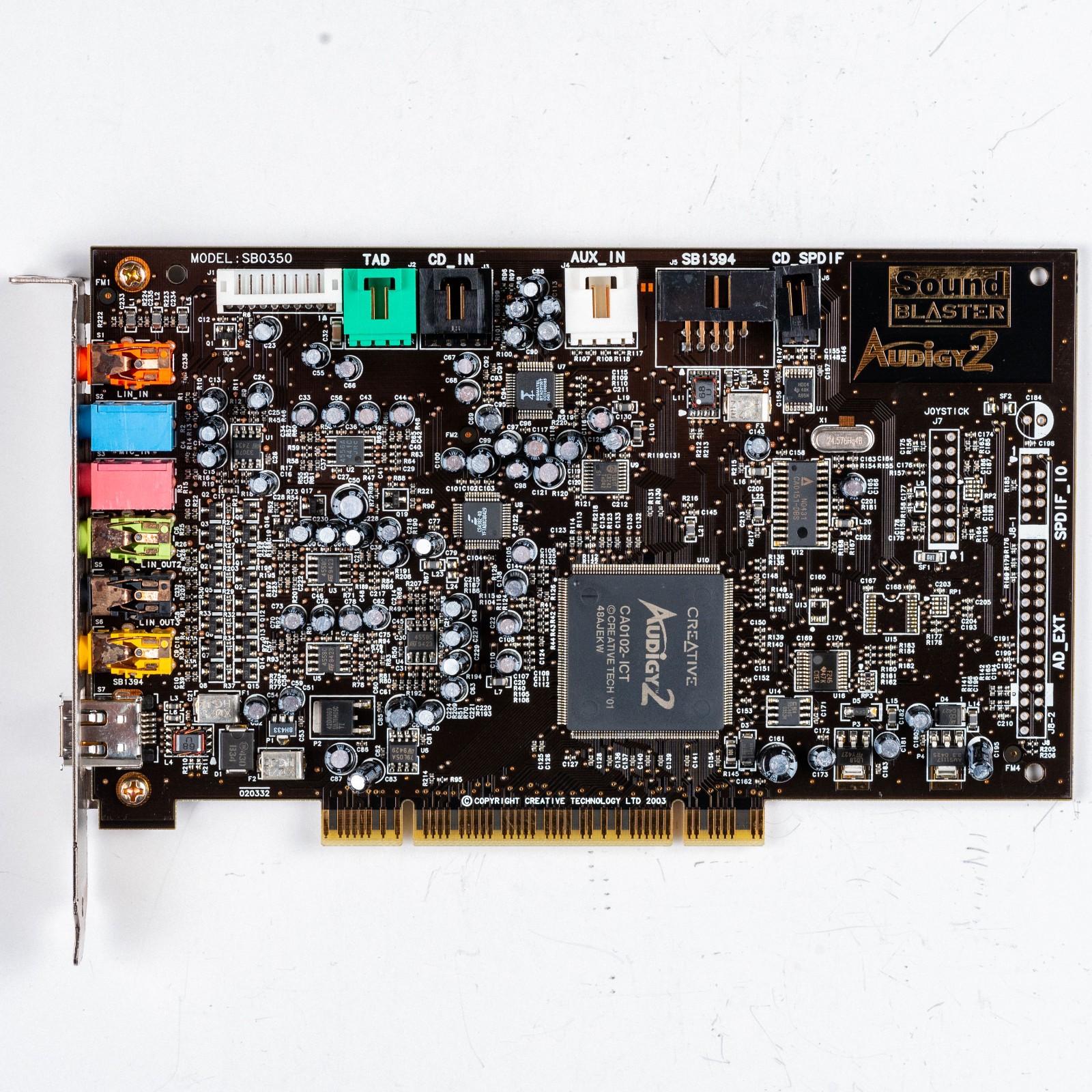 Creative Sound Blaster Audigy 2 ZS SB0350 PCI Sound Card Windows 98 Retro Gaming