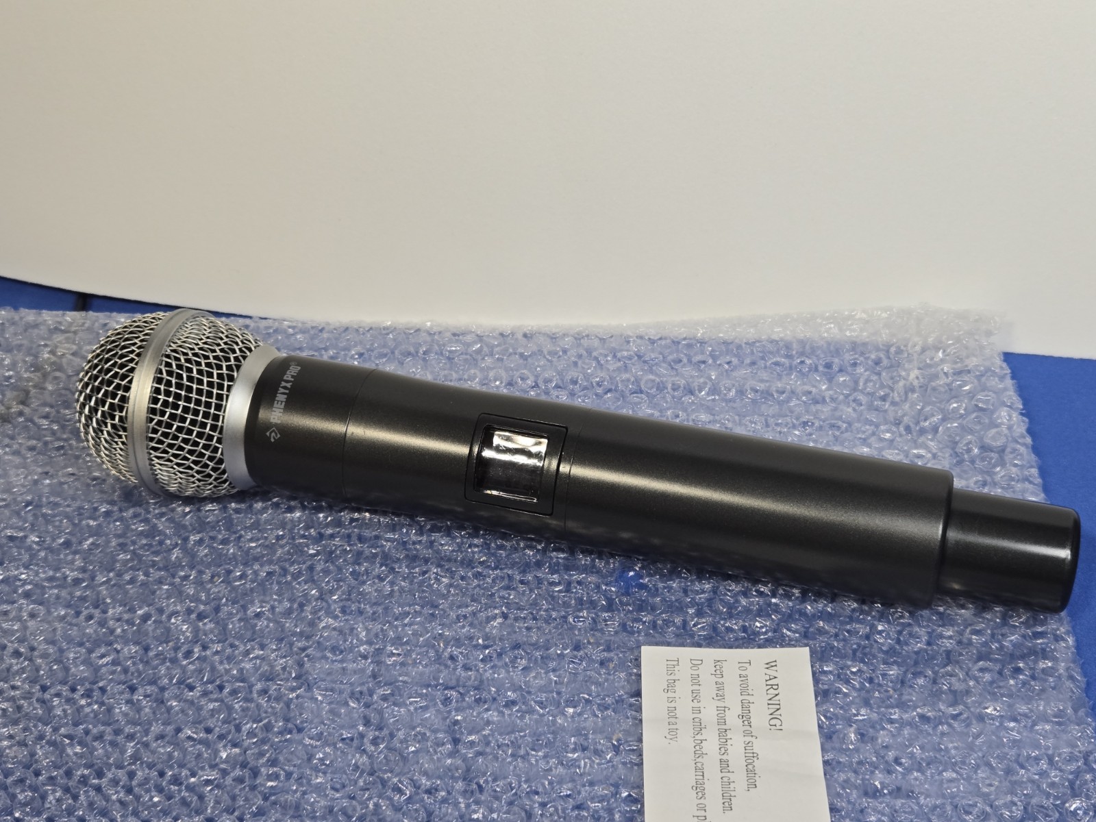Phenyx Pro Professional Wireless Microphone, UHF Dynamic Mic, Metal Cordless ...