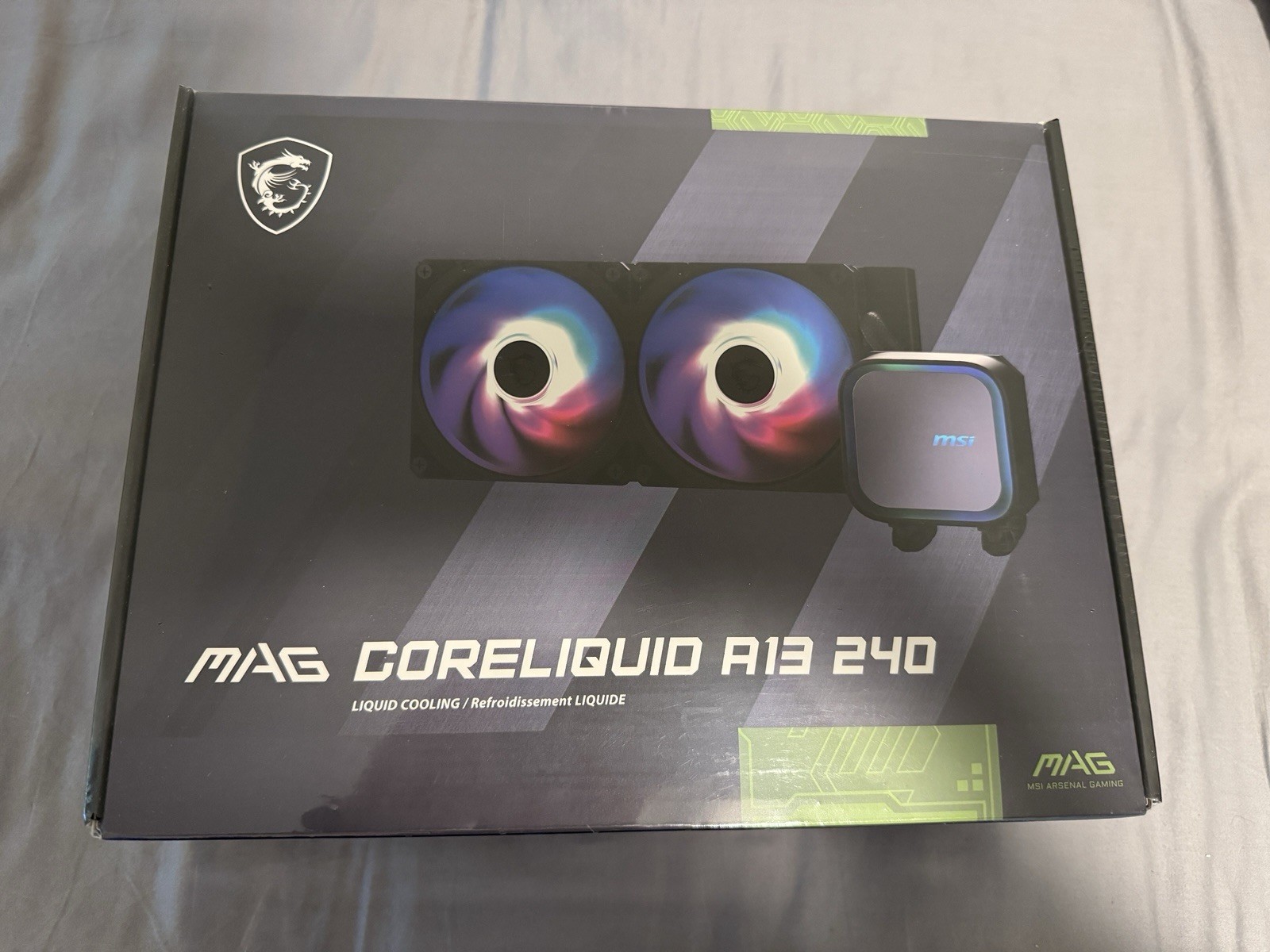 MSI MAG Coreliquid A13 240 Black  LGA 1700/1851/AM5/AM4 Factory Sealed