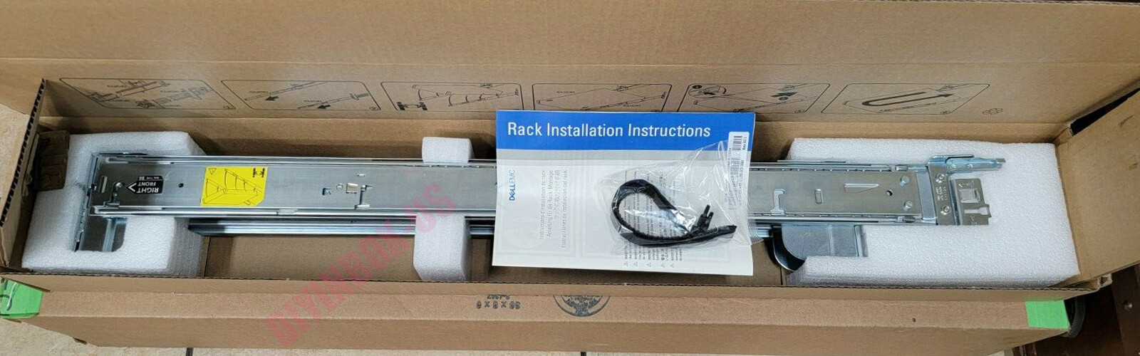 For Dell R730 R720 R720XD R520 R820 2U Sliding Ready Rail Kit 0PWN3 H4X6X XV104