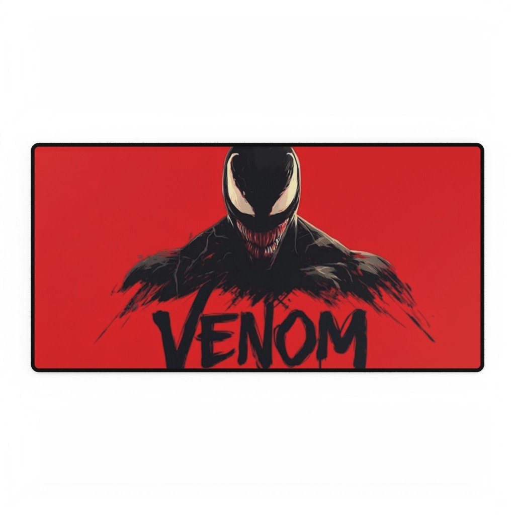 Marvel Comics Venom Red Background Movie Logo Mouse Pad Desk Mats