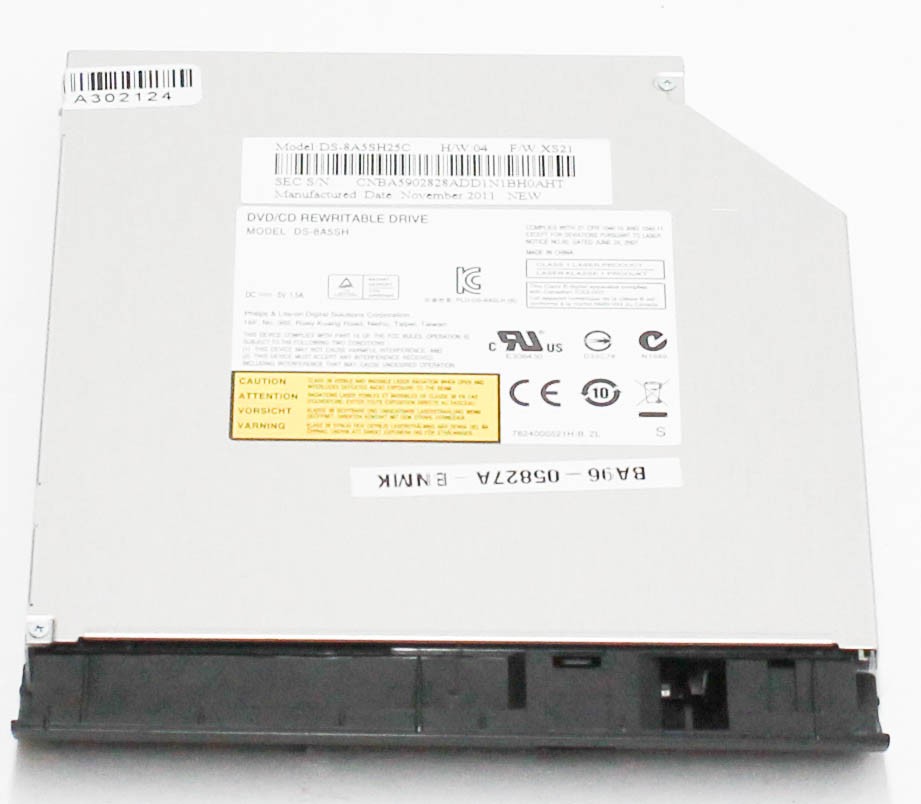 BA96-05827A SAMSUNG DVD/CD-REWRITER DRIVE WITH FACEPLATE BEZEL "GRADE A"