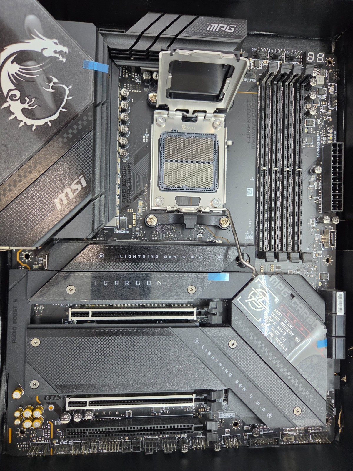 MSI MPG X670E CARBON WiFi AM5 ATX AMD Motherboard