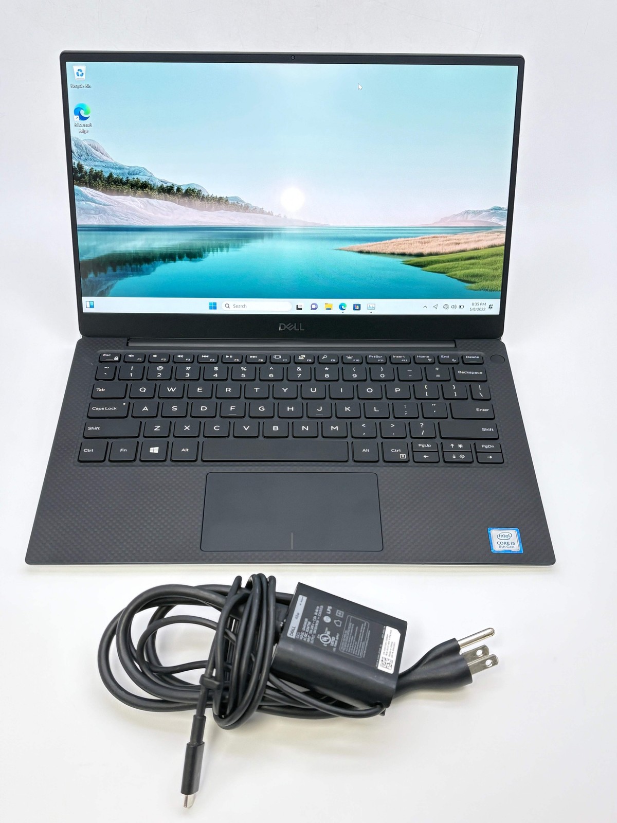 Dell XPS 13 9380 P82G Intel Core i5-8265U 4GB RAM 128GB SSD Silver w/ Charger