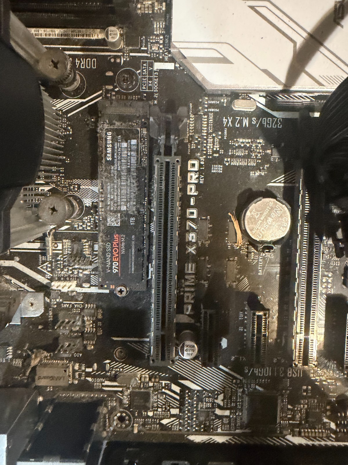 ASUS PRIME X370-PRO AM4 ATX Motherboard Board Only Used Working