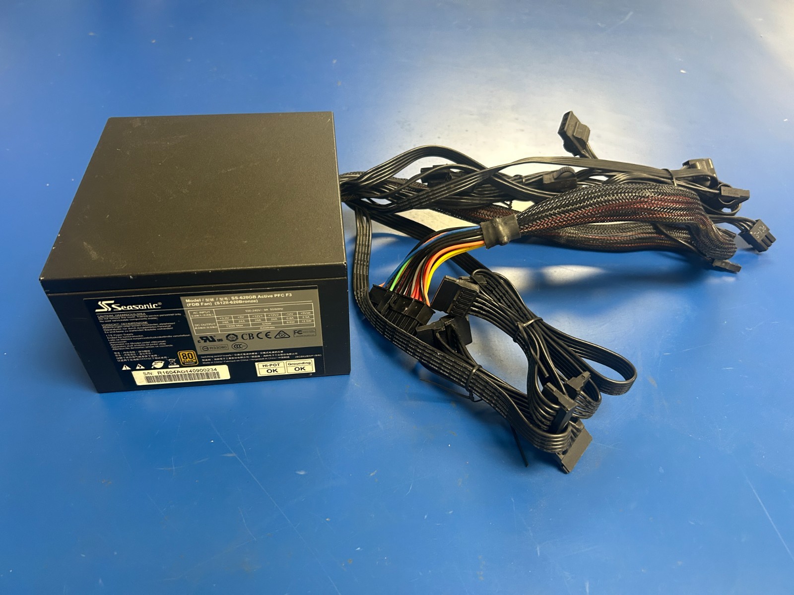 SEASONIC SS-620GB, 620W ATX, 100-240 V AC, 50/60 Hz, Power Supply