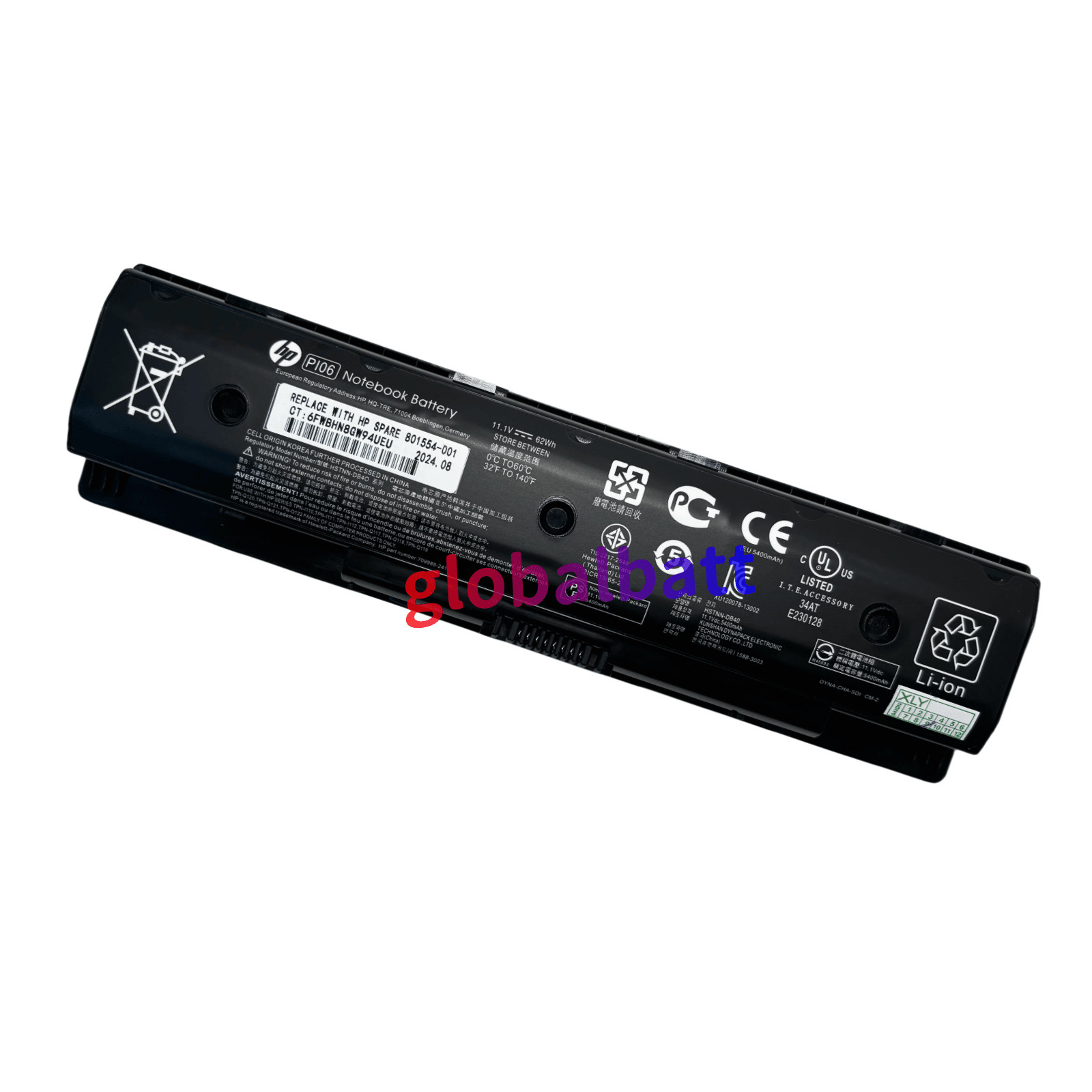 New Genuine PI06 Battery for HP 710416-001 710417-001 709988-541 HSTNN-UB4N 62WH