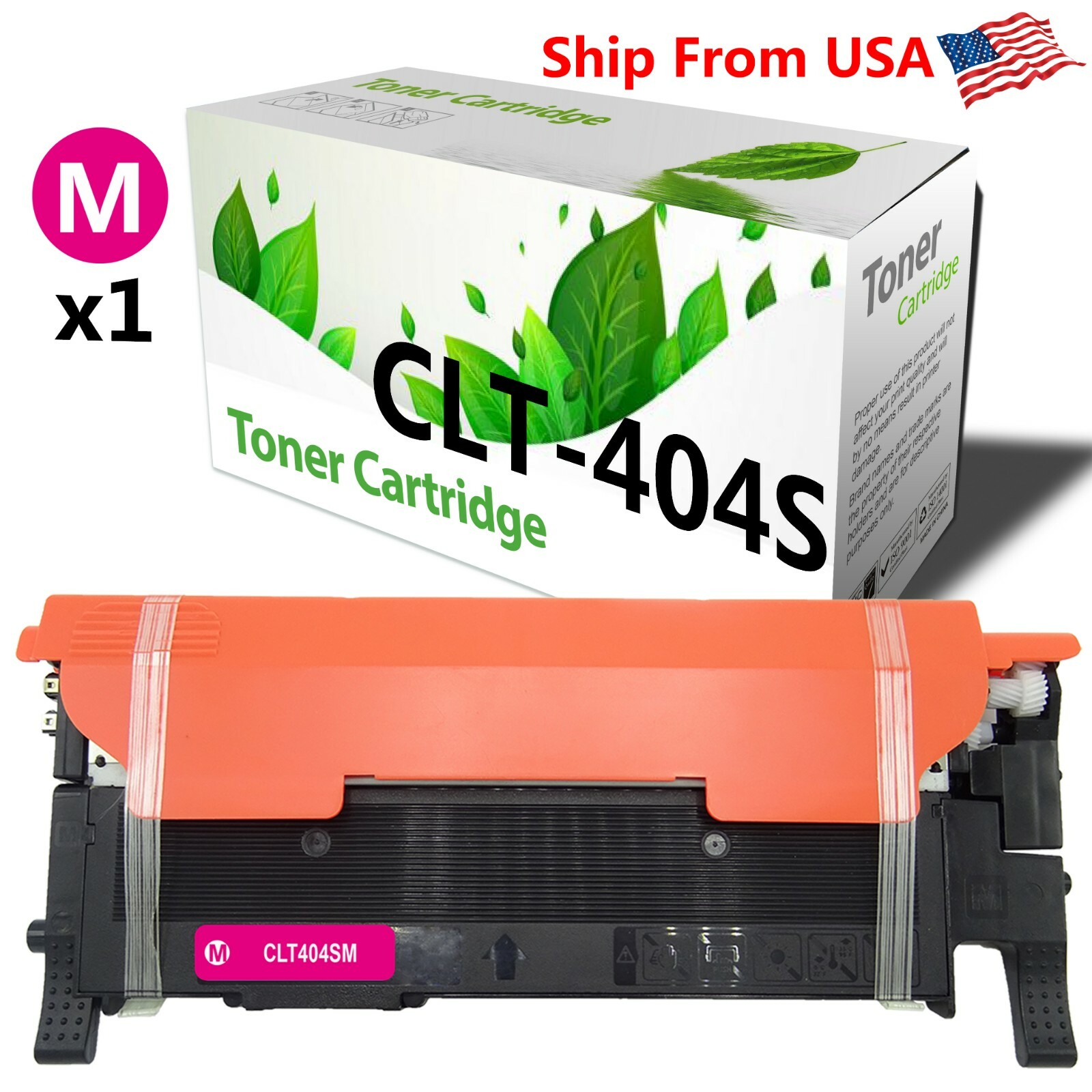 1 PK CLT-404S CLT404S Toner Cartridge for Samsung C480W 482 C482W C483FW