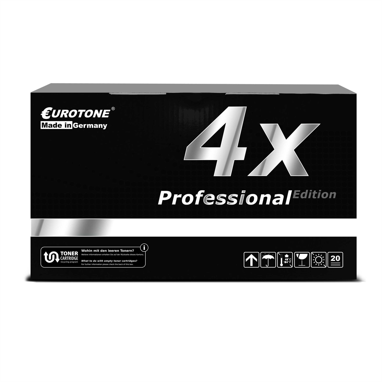 4X Eurotone Pro Toner BLACK Replaces HP CF300A 827A