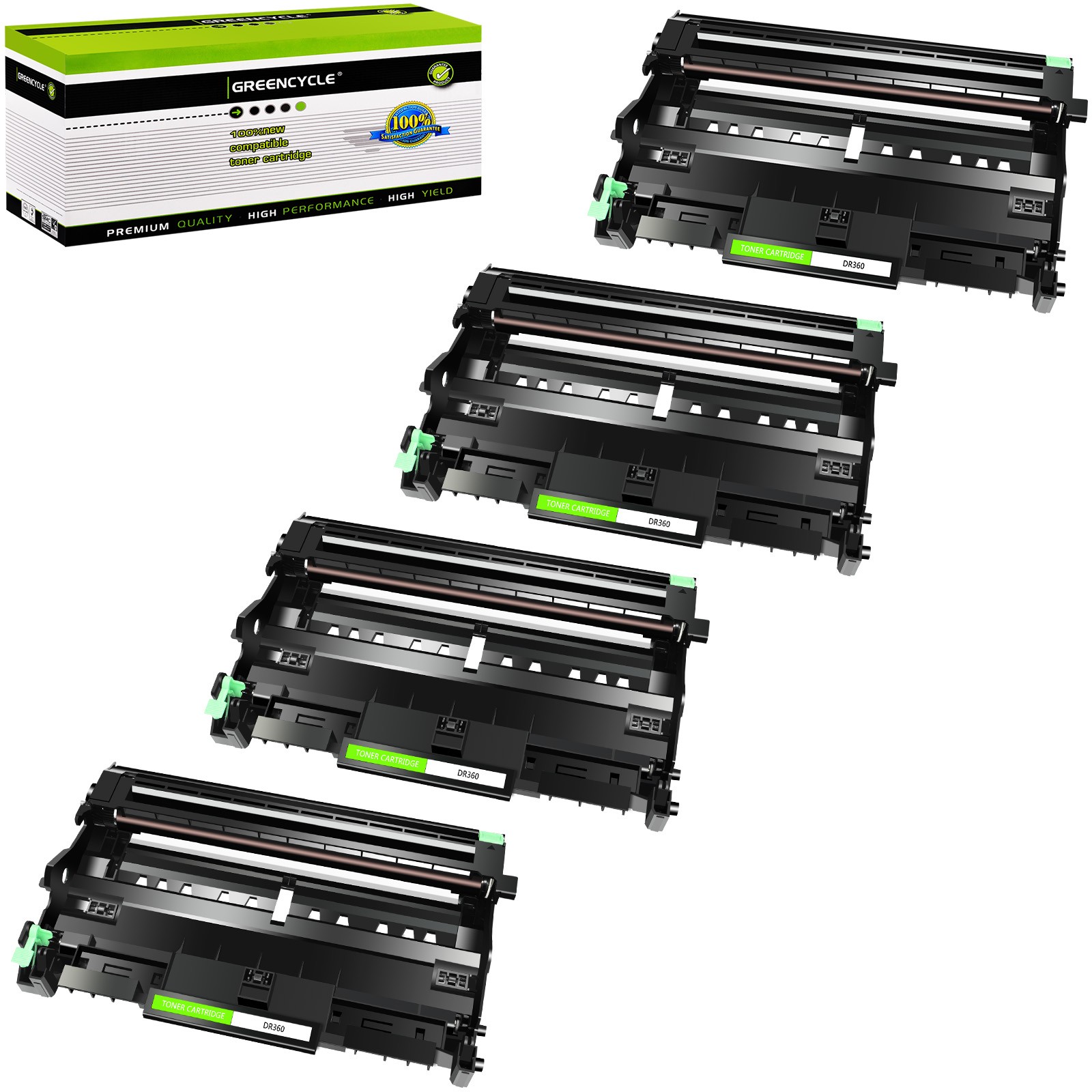 4PK DR360 DR-360 Drum Unit Compatible For Brother HL-2170W MFC-7340 MFC-7440N