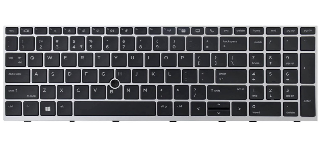 New HP Zbook 15u G5 / 15u G6 i5 i7 Laptop Series US Backlit Keyboard & Pointer
