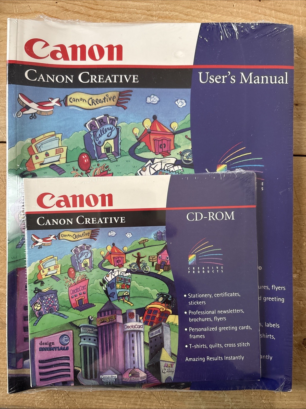 Canon Creative CD ROM & User Manual CST 4181-000 ~Sealed inOriginal Plastic Wrap