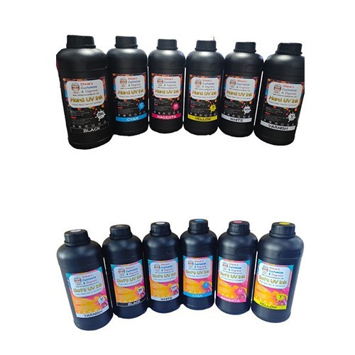 Wholesale Mix A Case Of 20 Total Hard Solid UV Ink & Soft Flexible UV Ink 1000ml