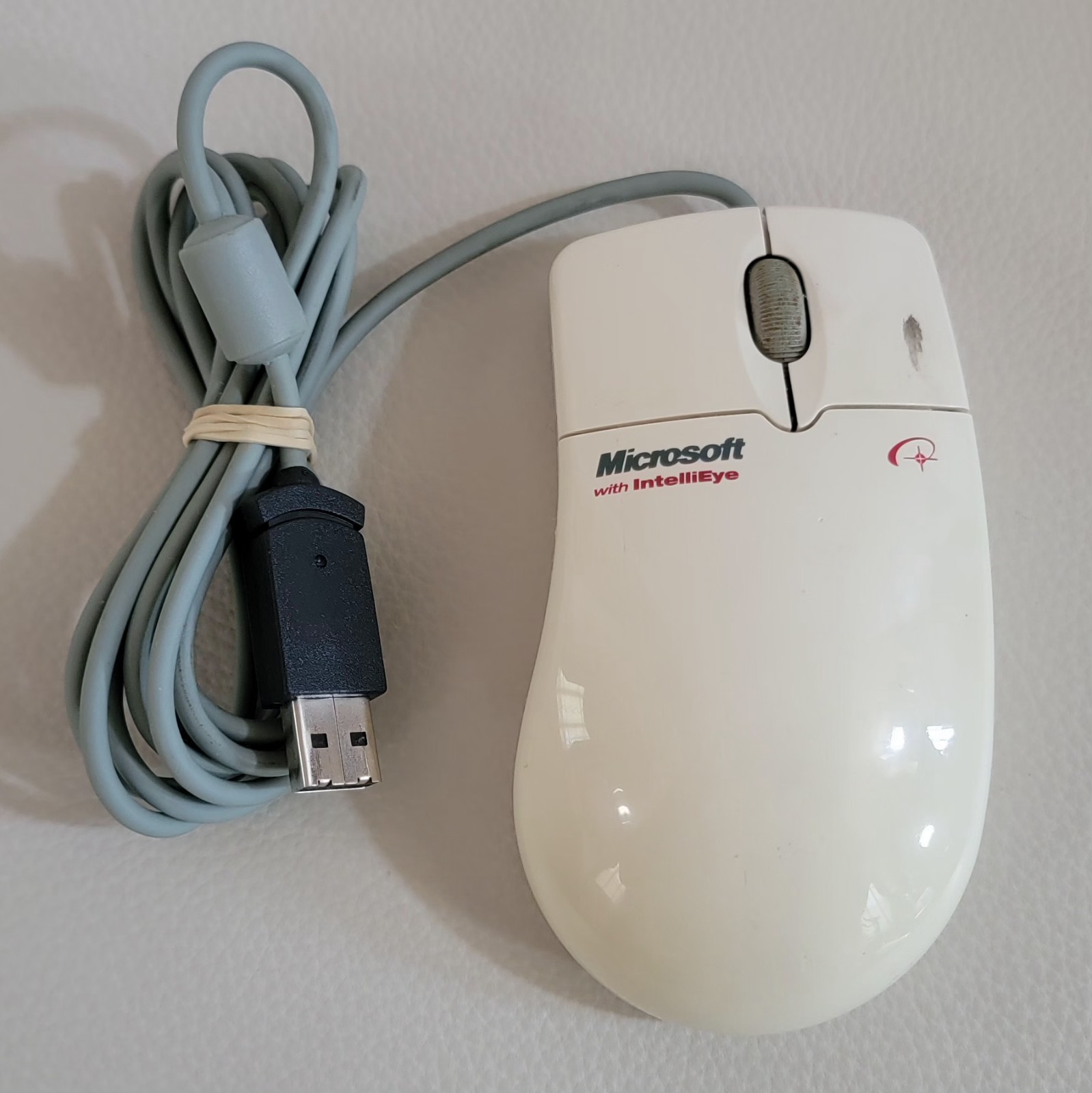 RARE Microsoft IntelliMouse w/IntelliEye 1.0 USB PS/2 Compatible P/N: X0491790