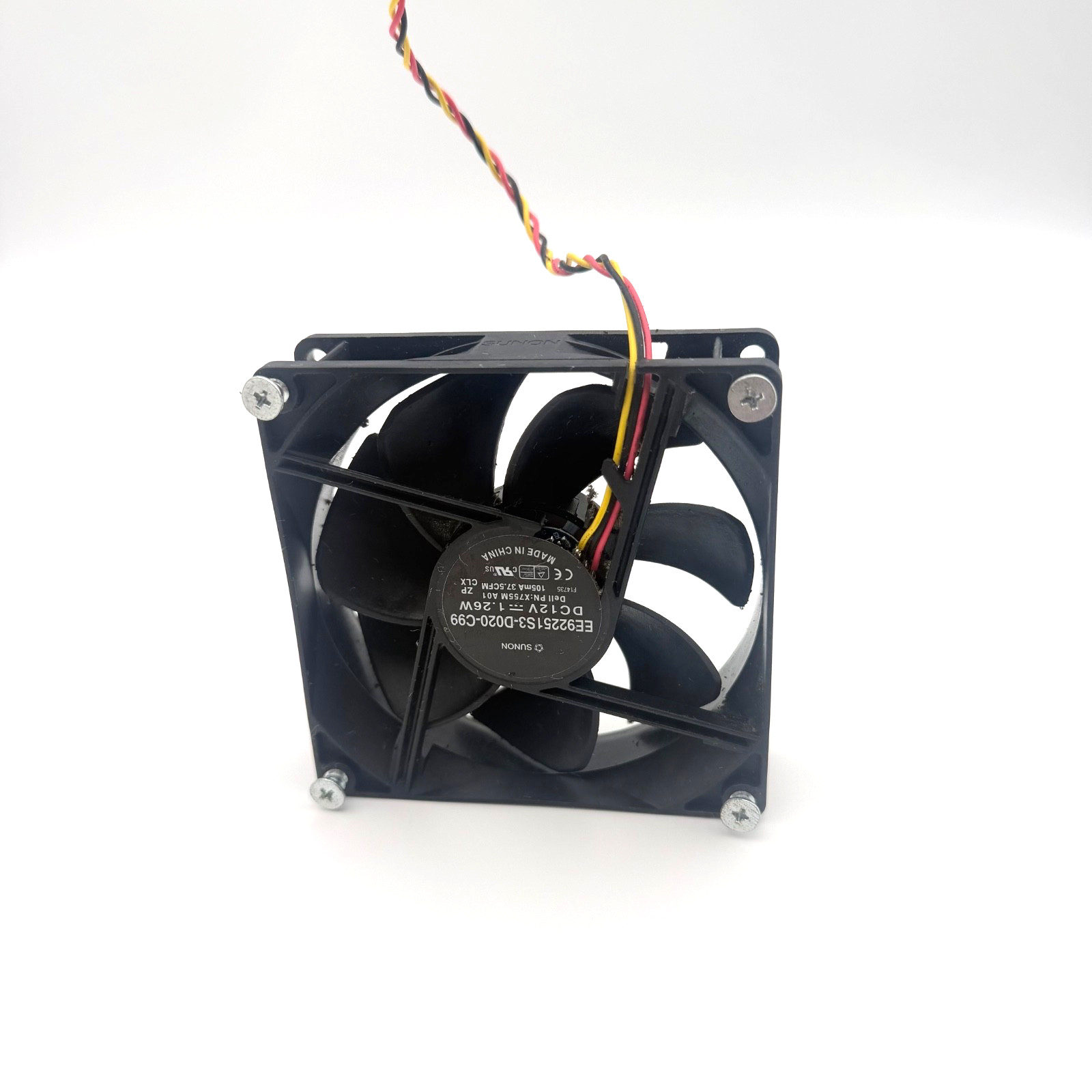 Dell Sunon 92mm Case Cooling Fan EE92251S3-D020-C99 X755M A01 12V TESTED