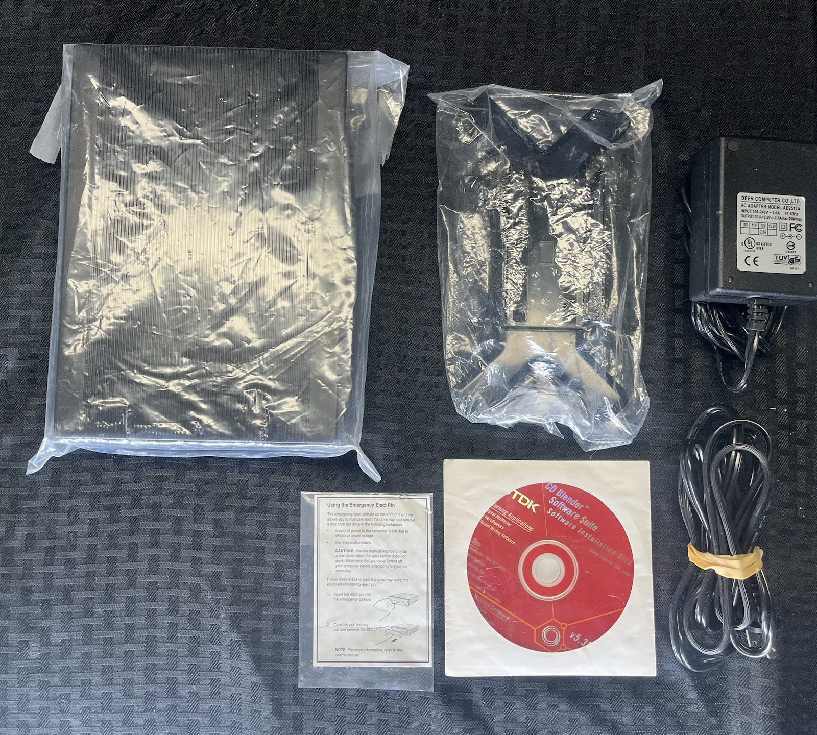 TDK Velocd 481648 UE hi speed USB 2.0 External CD Burner