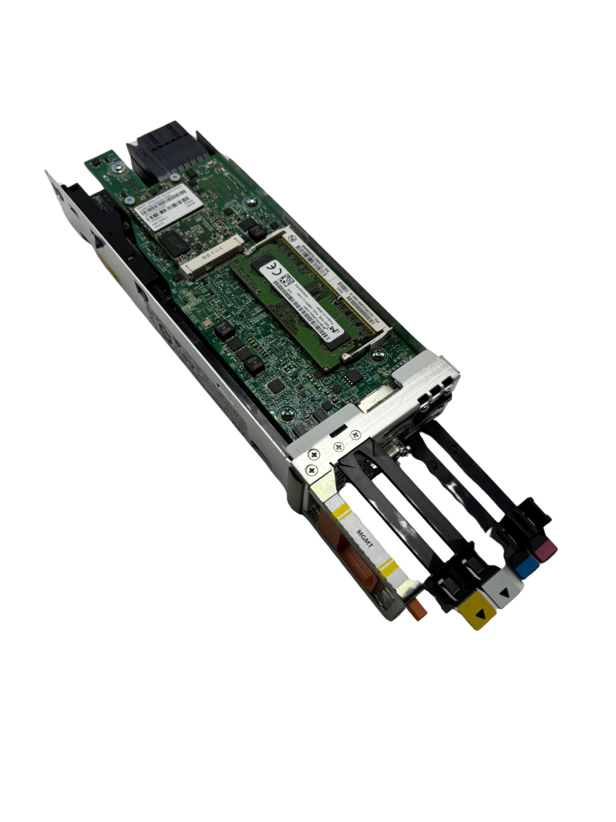 EMC 100-887-131-01 SYMM MMCS Management SLIC Module w/128GB SSD 4GB 1Rx8 PC3L