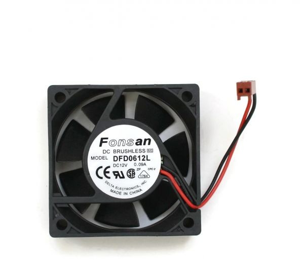 Delta fonsan dc brushless fan dfd0612l dc12v 0.09a, 2-wire, 60x20mm