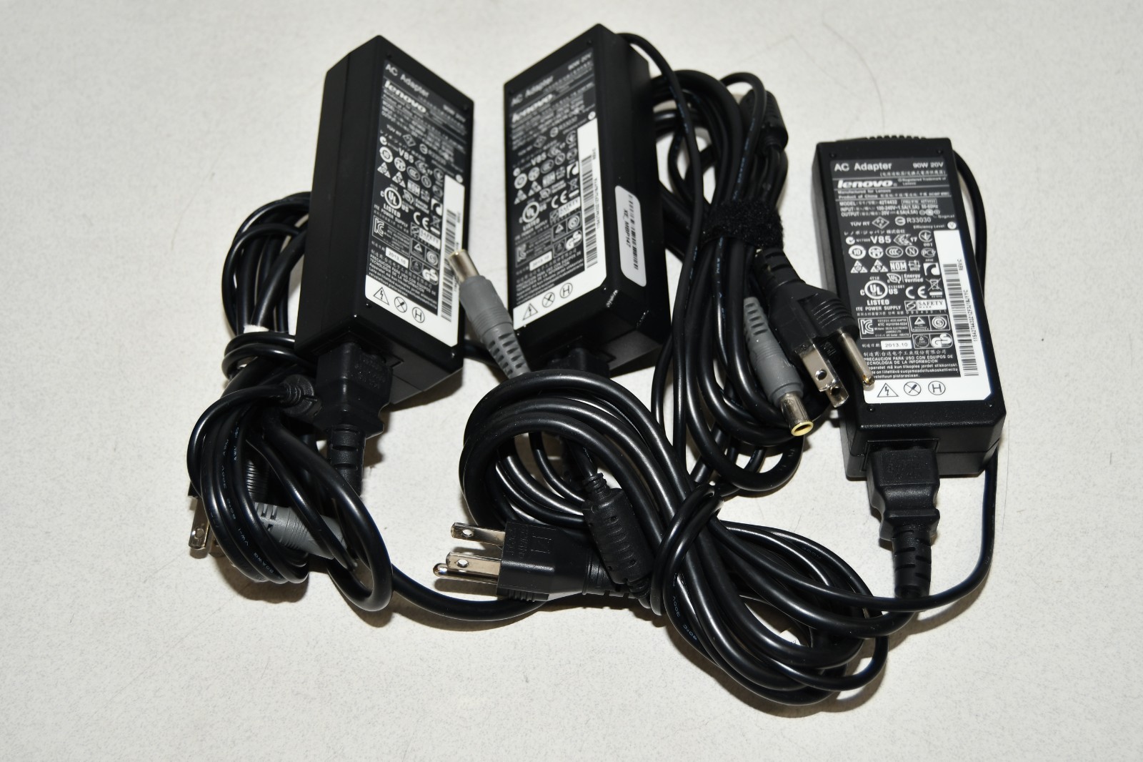 ^ Lot 3x Original Lenovo 90W 20V 4,5A - Thinkpad AC Adapter - 42T4432 #X9079