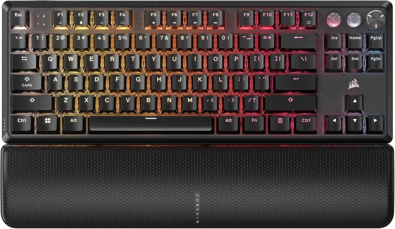 CORSAIR K70 PRO TKL Wired Magnetic Hall Effect Gaming Keyboard - Black - UD