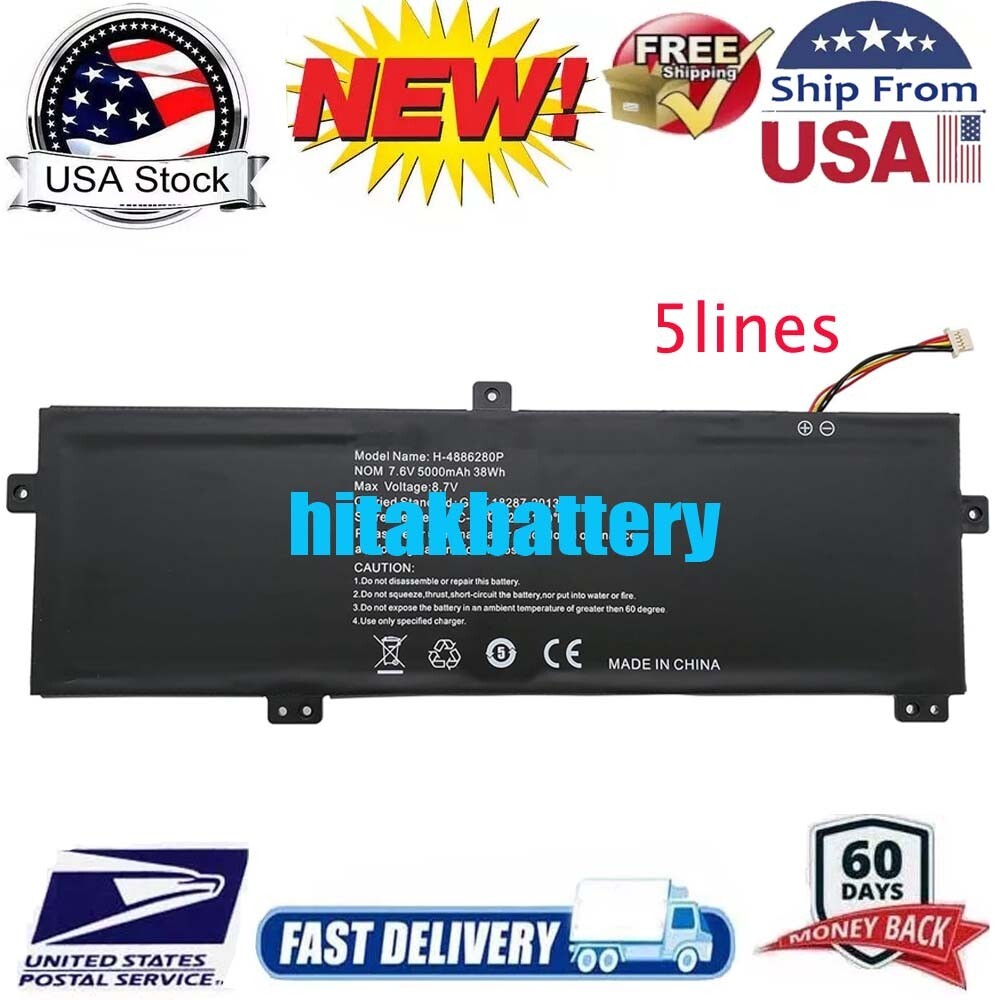 H-4886280P 5080270P U3576127 Battery for Gateway GWTN156-11BK U3576127PV-2S1P US