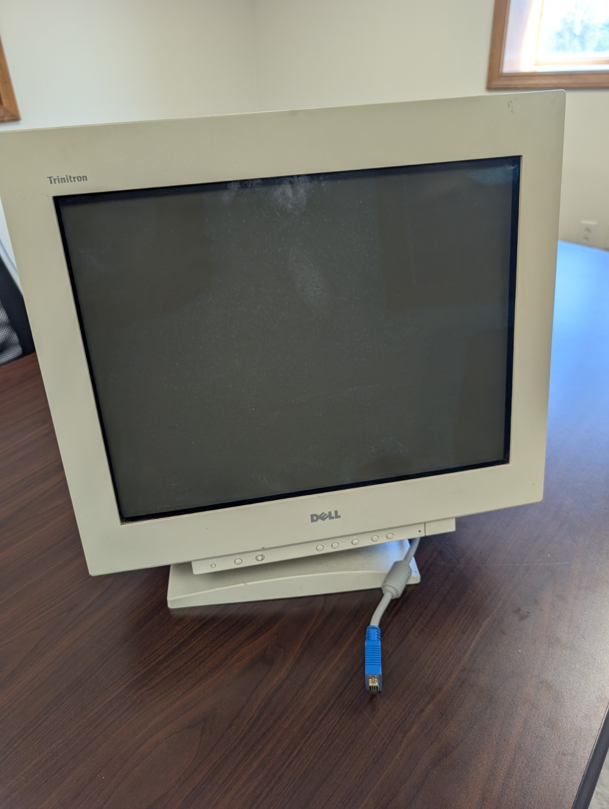 Dell 21" P1110 2048x1536 UltraScan Retro Gaming Sony Trinitron VGA CRT Monitor