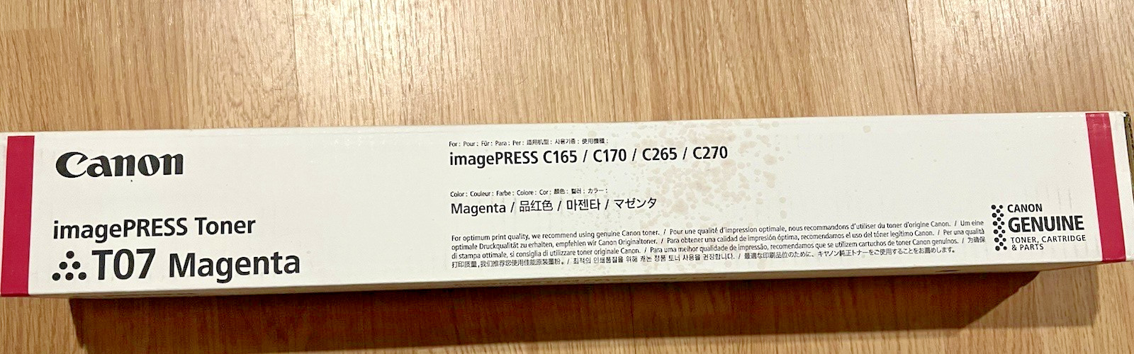 Canon T07 Magenta Toner Cartridge 3643c001 Genuine New Sealed 