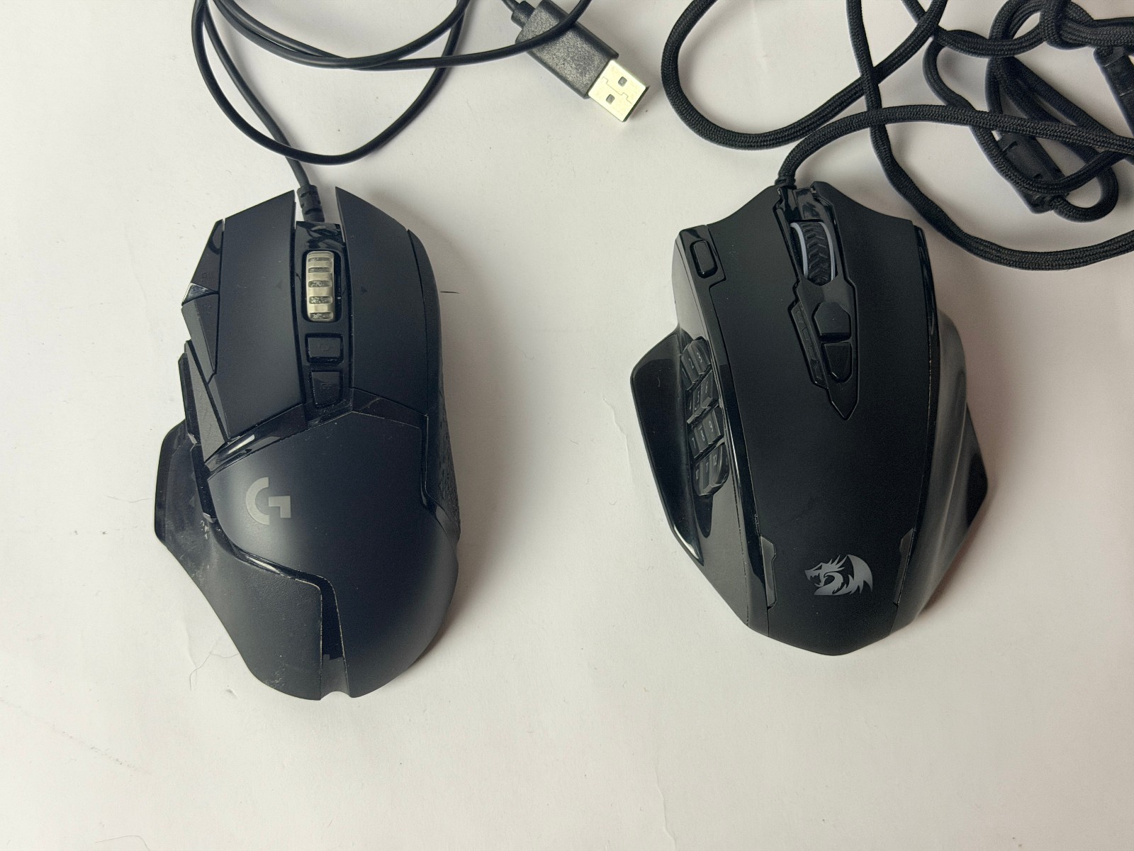 2x Logitech G502 HERO Wired Optical Gaming Mouse Black, 25600 DPI, Ergonomic
