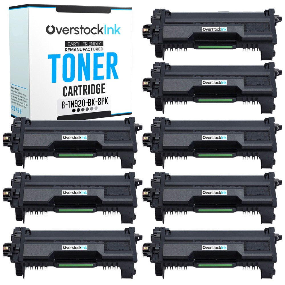 8-Pack Compatible OSI TN-920 Cartridges fits Brother HL-L5210DW L5215DW L6210DW