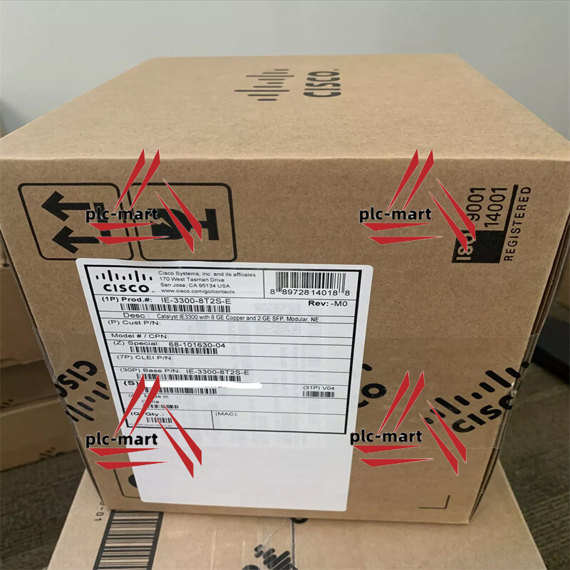 NEW SEALED IE-3300-8T2S-E Cisco Catalyst Rugged Switch Network Essentials Stock