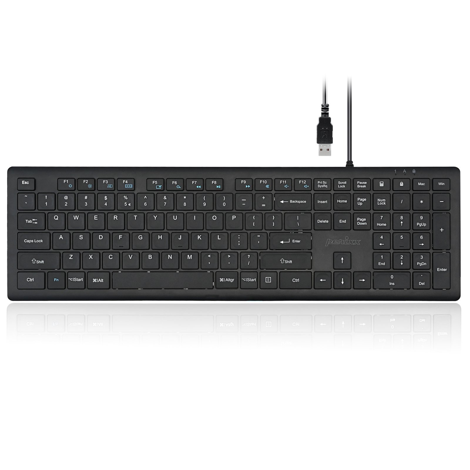 Perixx Periboard-210 Wired Scissor-Switch Keyboard