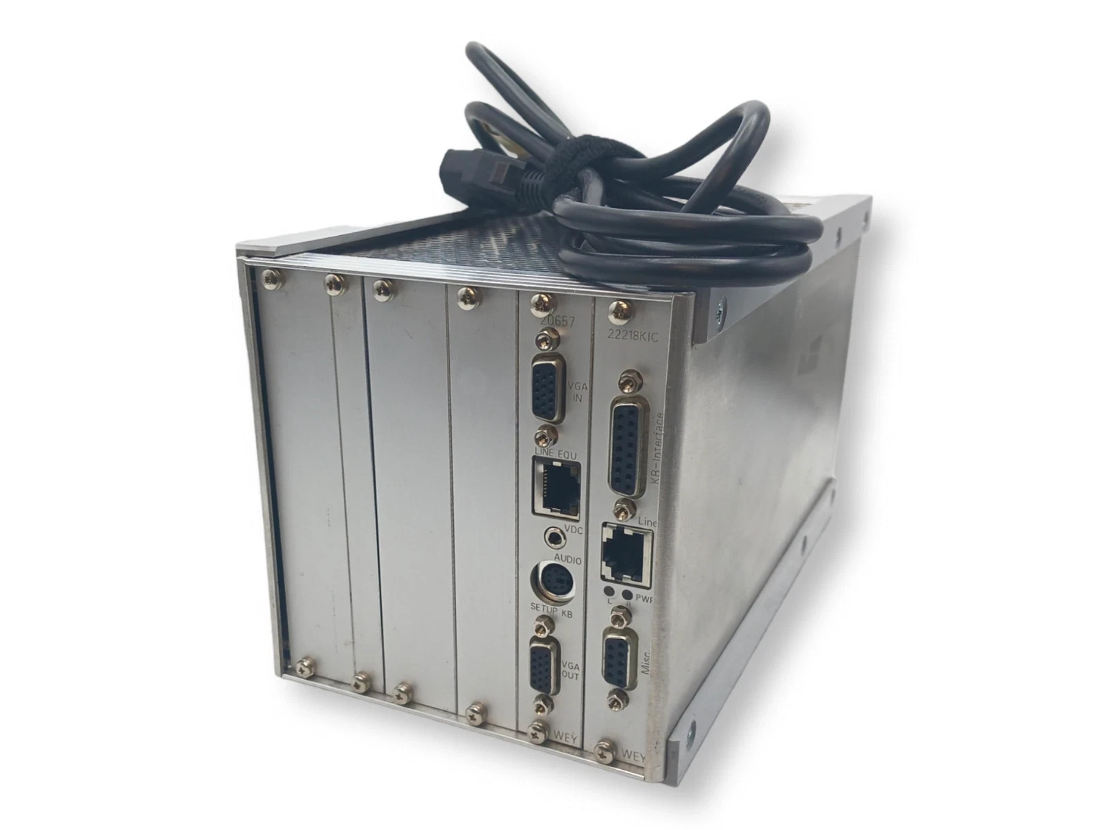 WEY-TEC (23640) 6-Slot Desk Chassis - TESTED w/ INTEGRATED POWER SUPPLY + CORD