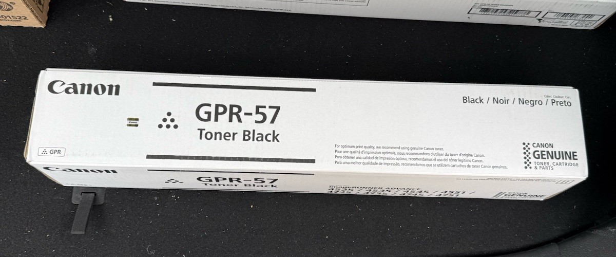 *NEW*Genuine Canon GPR-57 Black Toner Cartridge 0473C003AA  4525/4535/4551/4545