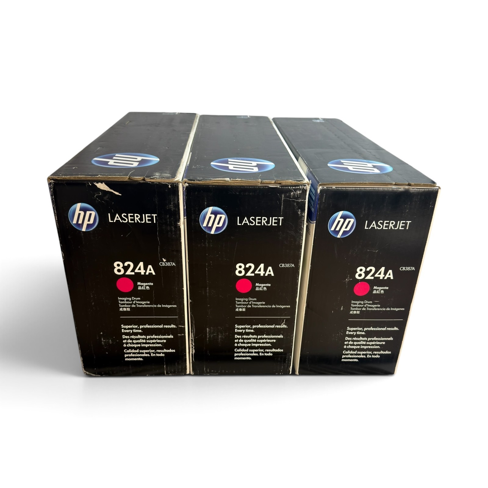 HP 824A CB387A Magenta Imaging Drum - Lot of 3 OEM New