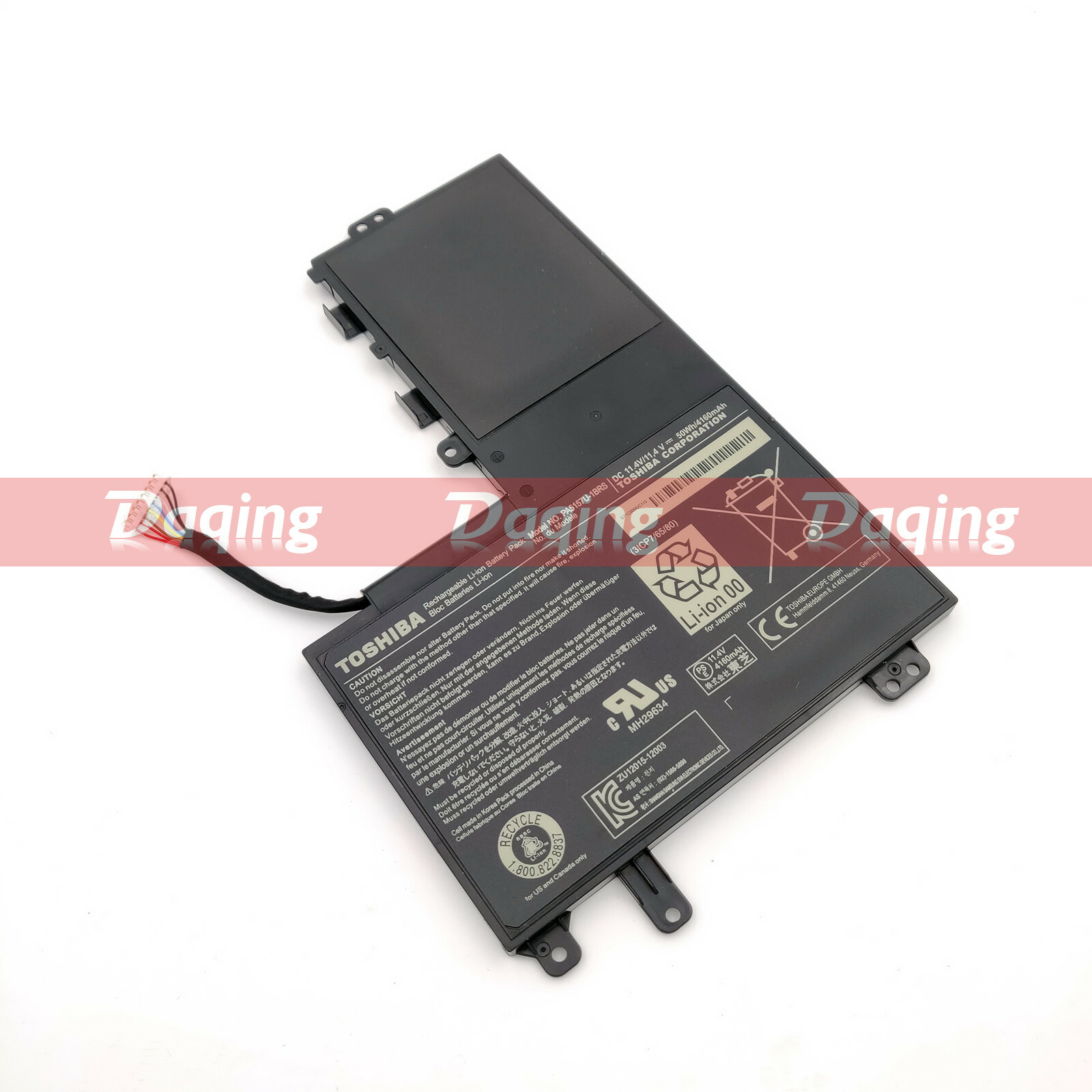 Original 50Wh PA5157U-1BRS Battery for Toshiba Satelite U940 M40-A M50-A U50t 