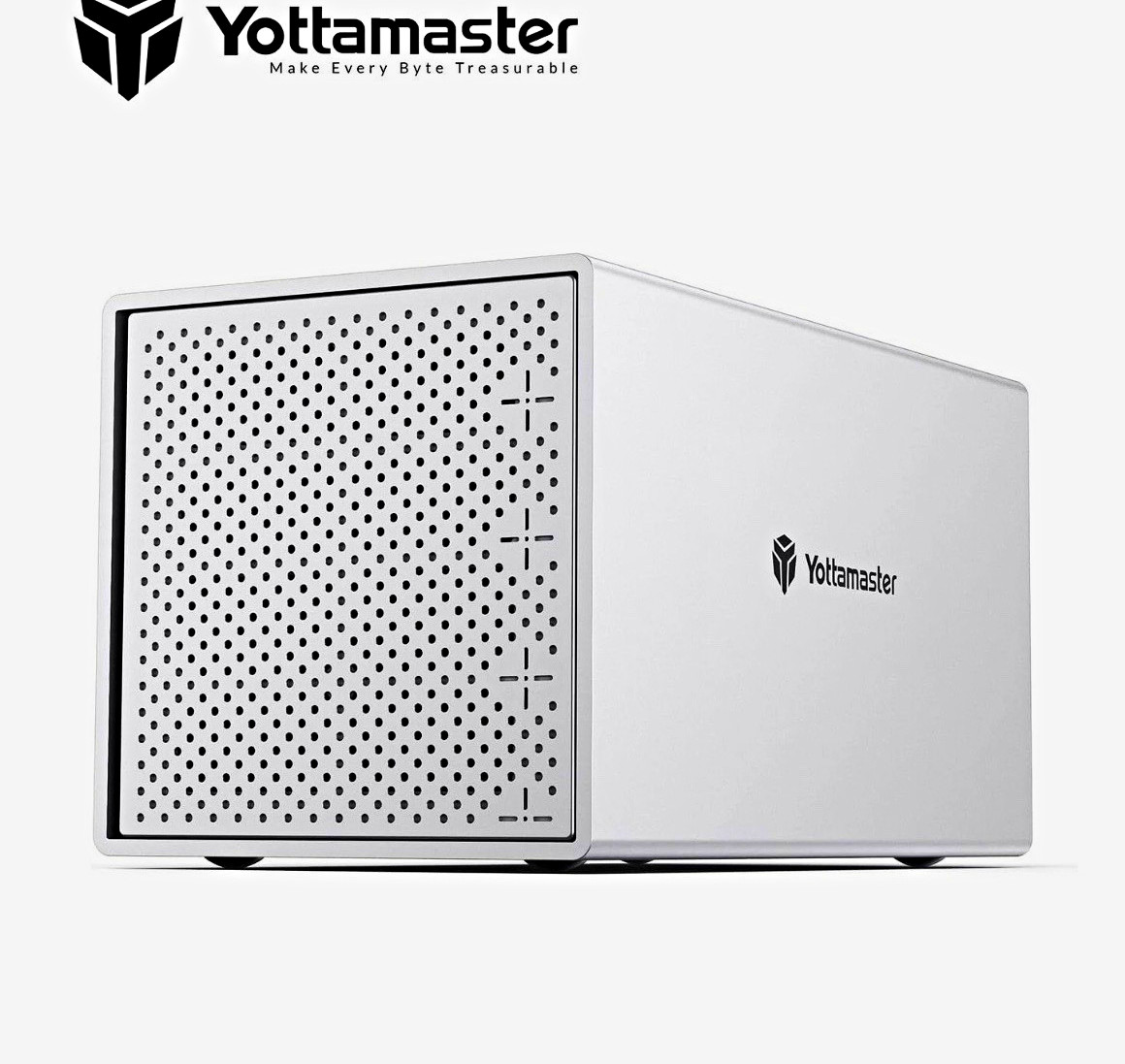 Yottamaster Y-Pioneer Aluminum HDD Enclosure 2.5/3.5 USB 3.0 USB-C Fan