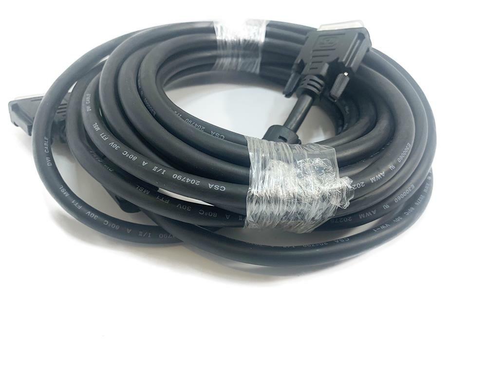 DVI-D Dual Link Cable 25ft. 28AWG Male - Male for Computer, Monitor Cable NEW