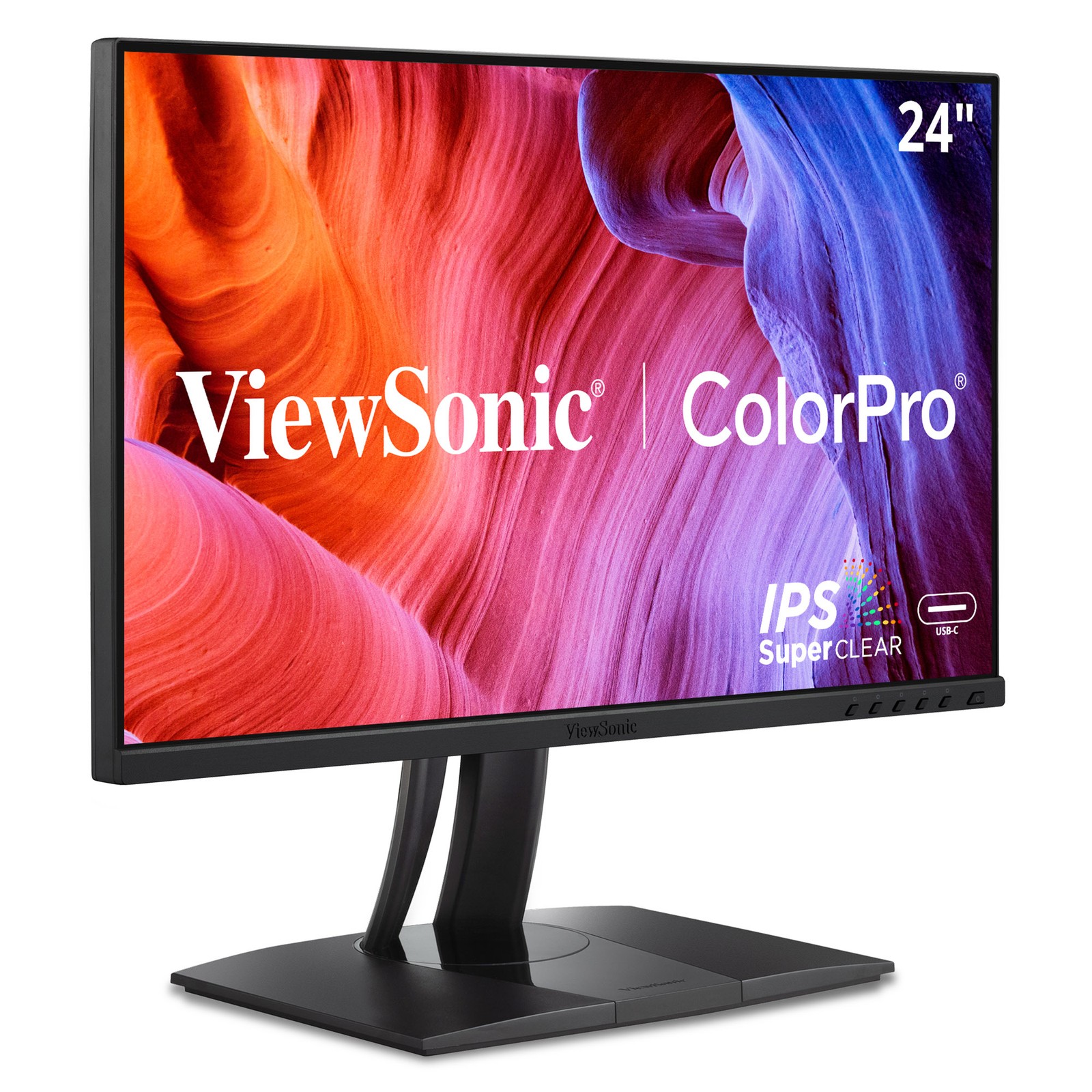 ViewSonic VP2456A 24" 1080p IPS Monitor, 100% sRGB Rec 709, Pantone Validated