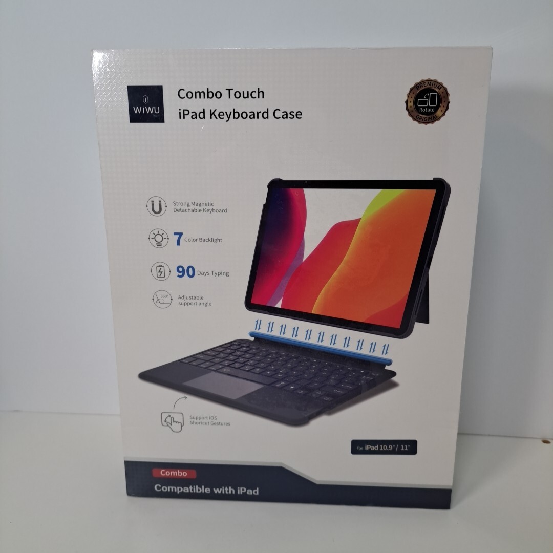 New and Sealed WiWU Combo Touch Keyboard Case for 10.9" & 11" iPad