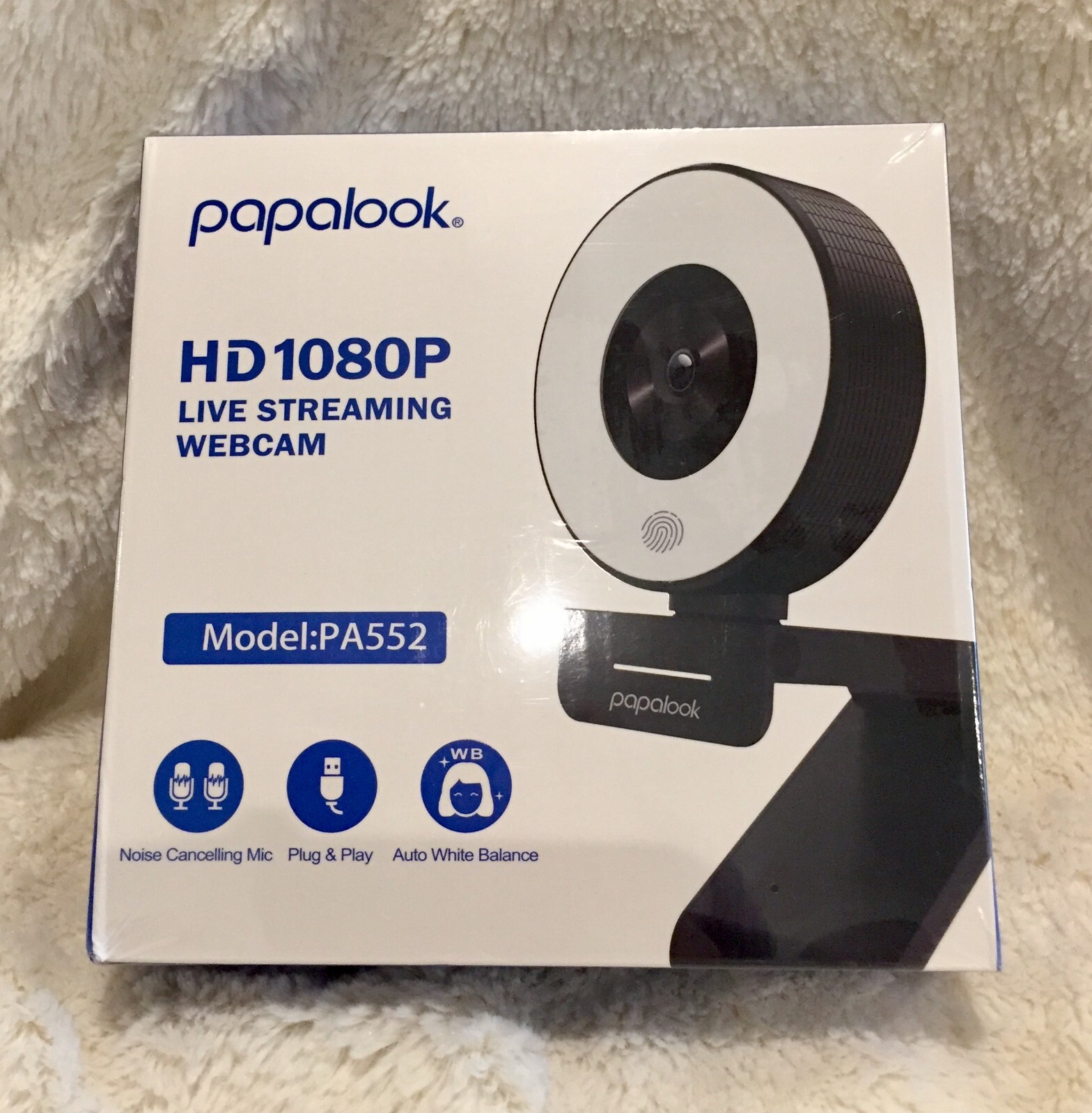 Genuine Papalook PA552 HD1080P Live Streaming Webcam  *FREE SHIPNG*