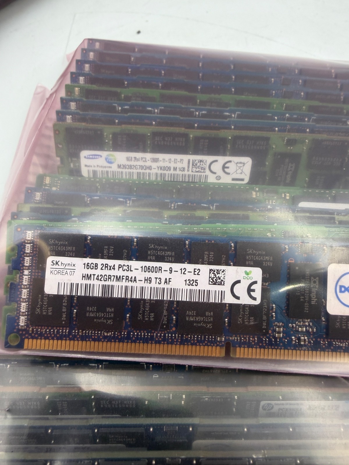 [ BULK LOT OF 40 ] 16GB 2Rx4 DDR3 MIXED SPEEDS AND B RDIMM ECC Server Memory RAM