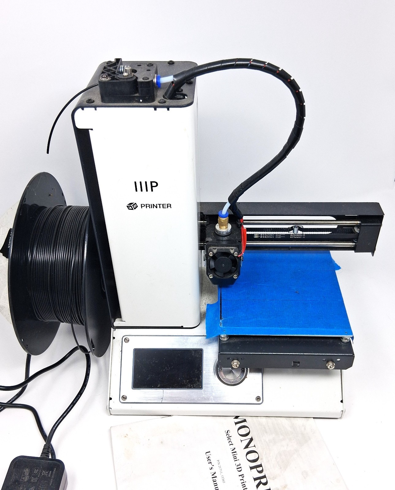 Monoprice Select MP 200 Mini 3D Printer V2 Works READ