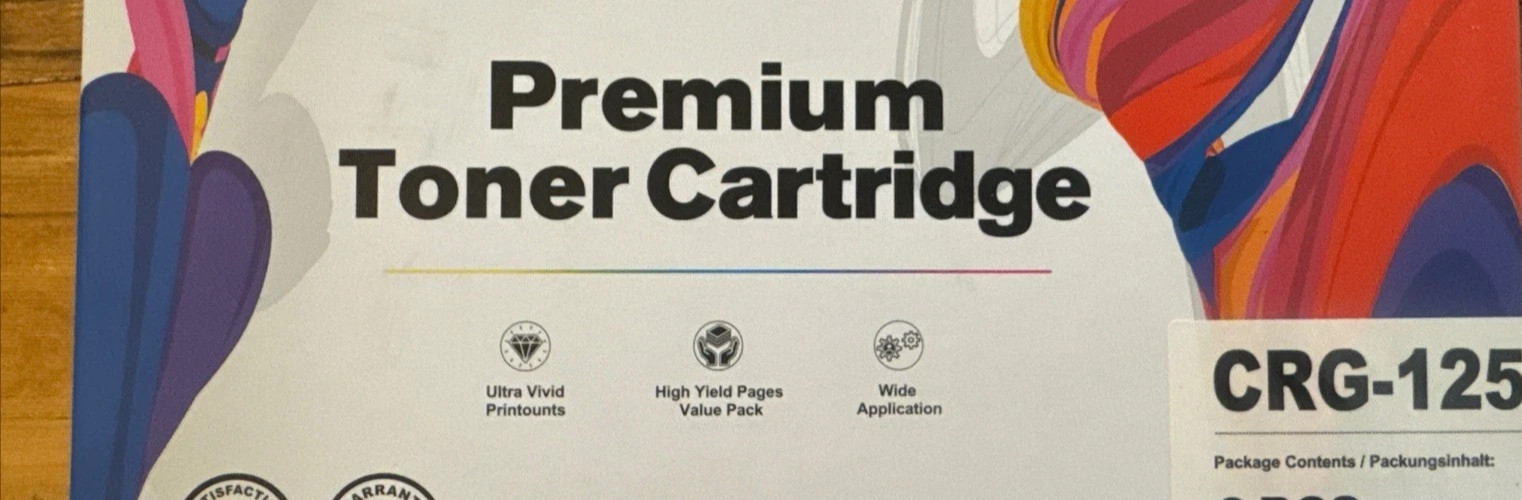 Valuetoner Compatible for Canon 125 Black Toner Cartridge CRG-125, 