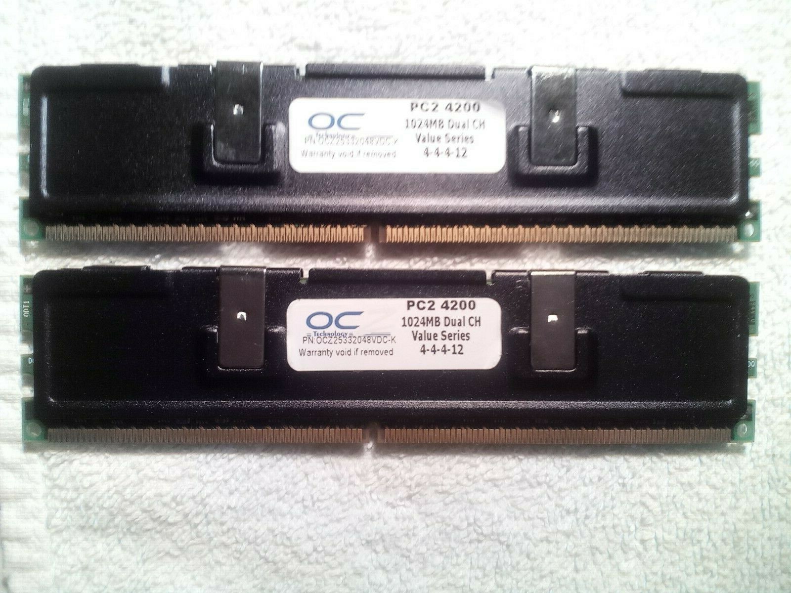 OCZ Value Pro Dual Ch 2GB (2x1GB) 184-Pin SDRAM DDR 533 (PC2 4200)