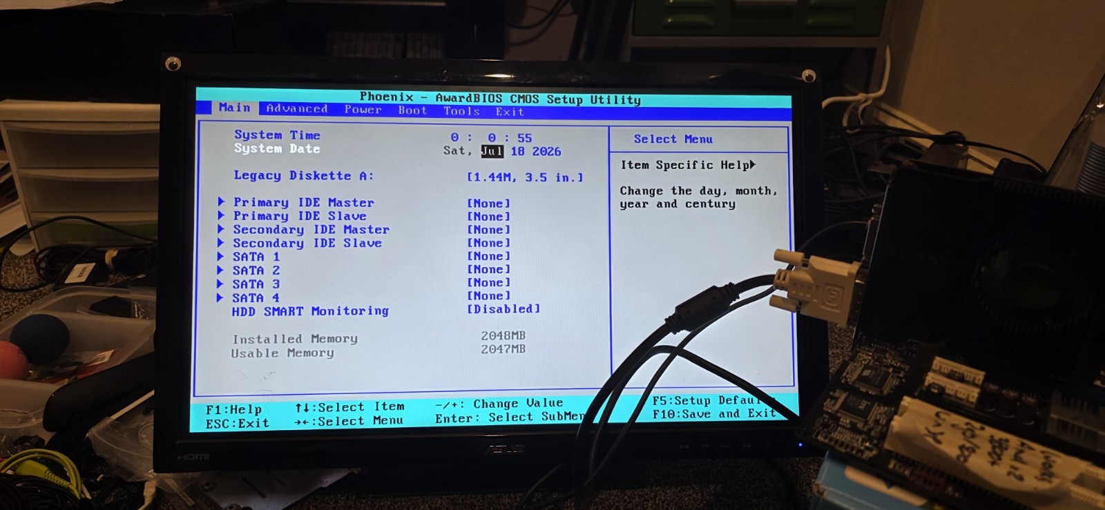 Asus M2N-SLI Motherboard, W/ AMD 64 X2 CPU, 4GB RAM Combo