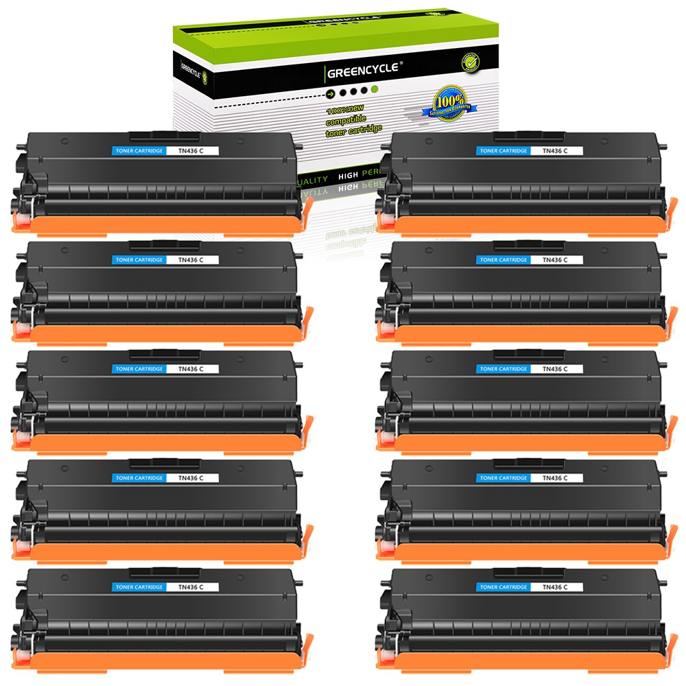 10PK TN436 Cyan Toner Fit for Brother HL-L8260CDW L8360CDW L8360CDWT MFCL8610CDW