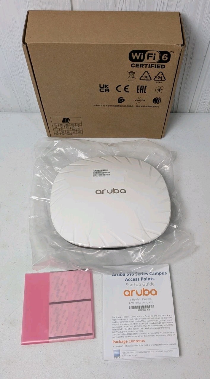 Aruba AP-515 Wi-Fi6 Access Point APIN0515, Q9H73A, Appears New Open Box