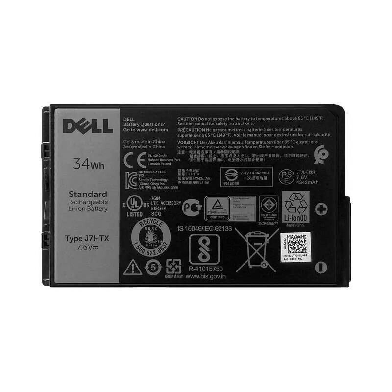 Genuine J7HTX J7HTX Battery For Dell Latitude 12 7202 7212 2JT7D FH8RW NEW