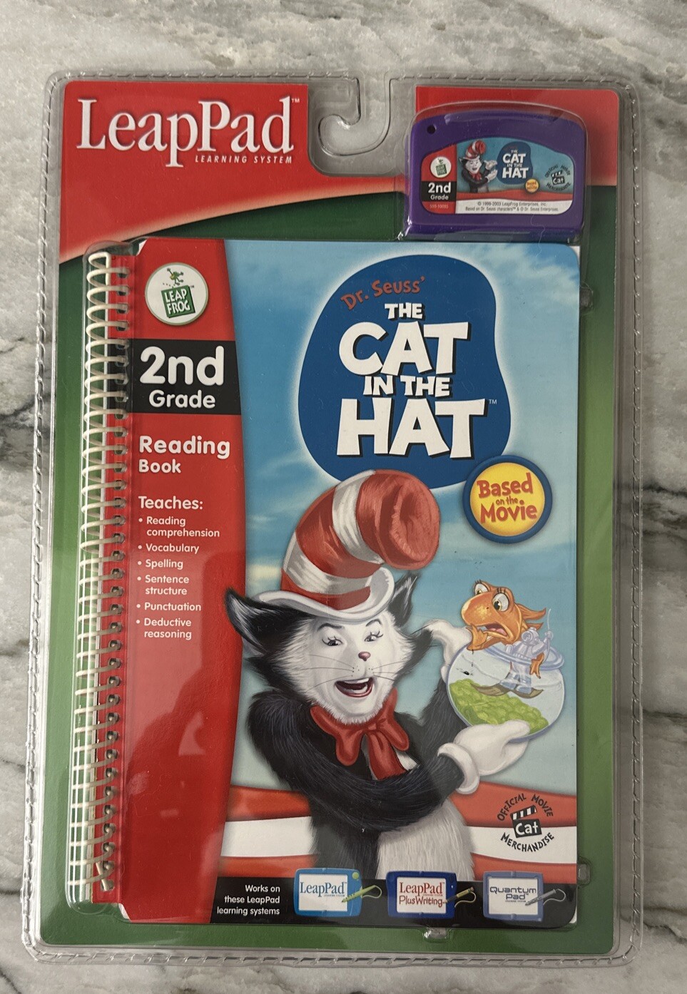 NEW LeapPad Dr Seuss The Cat in the Hat 2nd Grade Reading Book (N8)