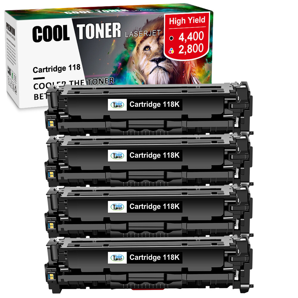 Toner Cartridge for Canon 118 CRG118 ImageCLASS MF8380CDW MF8580CDW MF726Cdw Lot